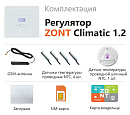 ZONT Climatic 1.2 Погодозависимый автоматический GSM / Wi-Fi регулятор (1 ГВС + 2 прямых/смесительных) с доставкой в Благовещенск